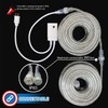 Russell Decor LED Rope Lights with 4-Level Dimmable Controller for