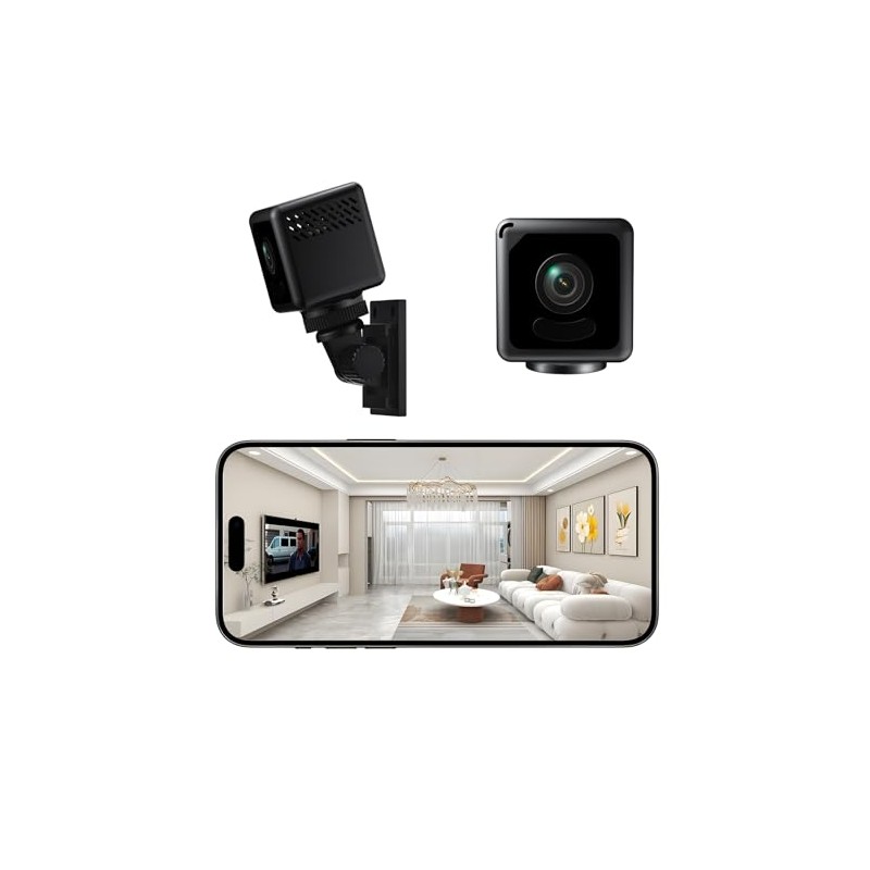 Mini Camera 1080P WiFi Cameras -Cam with Night Vision &
