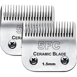 Cosyonall Dog Grooming Replacement Blade Compatible with Andis Clippers, Carbon Steel, Removable Ceramic, Sharp Edge, Also Compatible with Wahl/Oster Dog Clippers