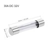 sourcing map Fuses 30 A DC 32 V 6 x