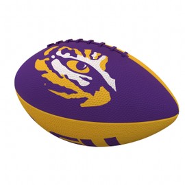 Logo Brands LSU Pinwheel Logo Junior Size Rubber Football