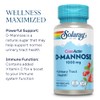 SOLARAY D-Mannose with CranActin Cranberry Supplement 400mg, Urinary Tract Health
