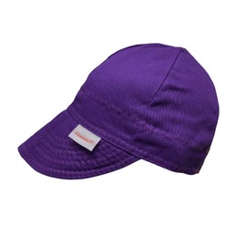 Comeaux Caps Reversible Welding Cap Solid Purple (7 1/4)