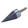 Firewood Split Drill Bit Square Shank BluePlated Screw Cone Head