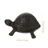 KONTONTY Cast Iron Turtle Ornament Sea Turtle Sculpture Sea Turtle