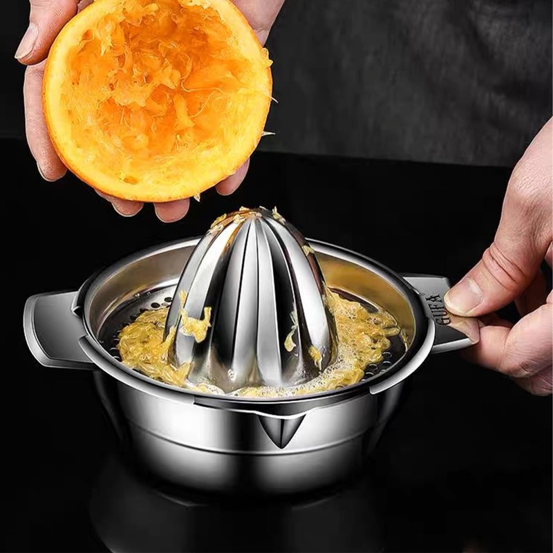 Manual Lemon Juicer 304 Stainless Steel Orange Squeezer, Lime Citrus