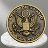 Army 250th Anniversary Challenge Coin – 1.57" Double-Sided Gold-Plated US