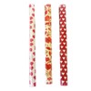 Melody Jane Dollhouse Red Valentine's Day Gift Wrap Rolls Miniature