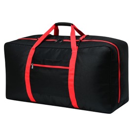 Extra Large Duffle Bag 110L Travel Duffle Lightweight Luggage Bag for Camping Sport Gym Weekender (Black)