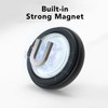 Magnetic AirTag Case, Waterproof TPU Protective Holder with Adhesive Metal