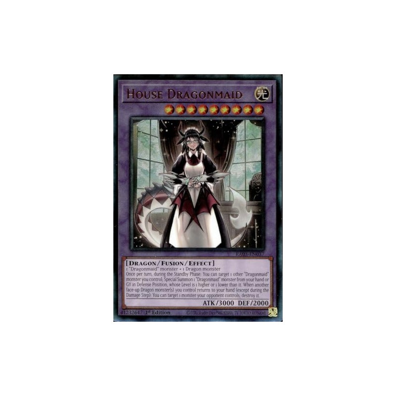 House Dragonmaid (PUR) - RA03-EN037 - Prismatic Ultimate Rare -