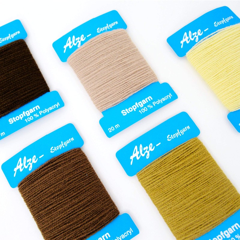 Trimz Darning Wool, Assorted, 5 x 20m