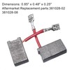 GEARLINTON Carbon Brush 381028-08 381028-02 for Dewalt DW368 DW702 DW703