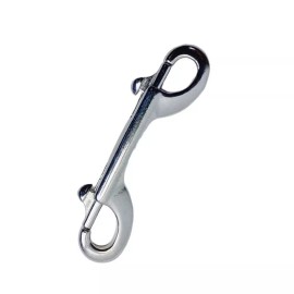 Unbranded Marine Grade 316 Stainless Steel Double Ended Bolt Snap Hook, 4" Long,  4 Pieces