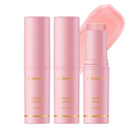 2Pcs Hydrating Multi Eye Balm Stick, All-in-One Hydrating Lip Balm Firming Eye Balm Stick Neck Cream Make Up Base, Reduce Wrinkle Vegan & Cruelty-Free Under Eye Balm