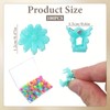 100Pcs Mini Flower Hair Clips, Mini Flower Clips