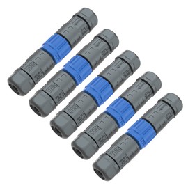 AOHUA Waterproof Connector IP68 Outdoor Electrical Plug Wire to Wire, Field Installable, UL Certification