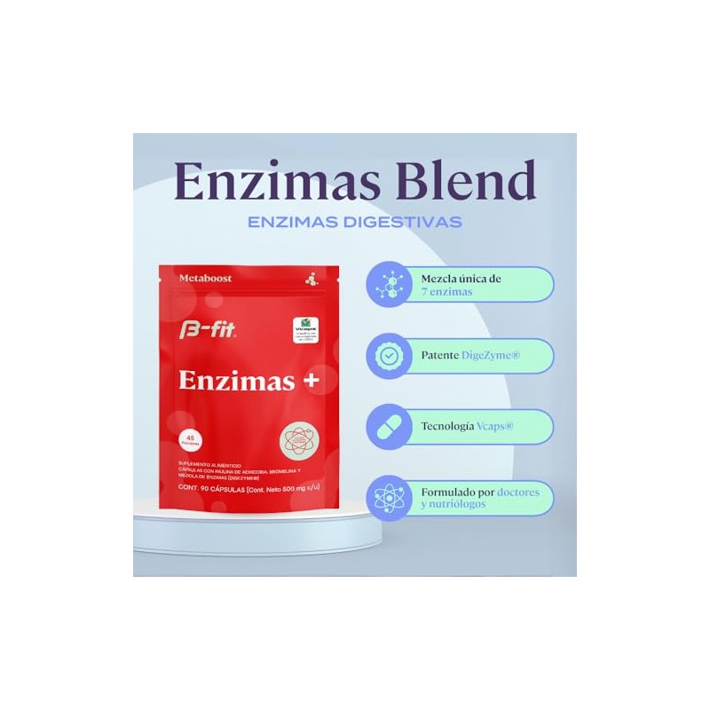 B-FIT B Enzymas Blend - Enzimas Digestivas Digezyme