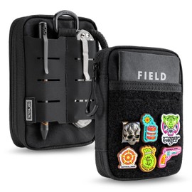 TACTICAL GEEK Block E3.0 EDC Compact Waist Pouch, Men's EDC Pouch Organizer, Multi-Purpose Molle Tool Pouch, Multi-Tool Compatible Utility Tool Organizer Bag, Nylon Daily Utility Tool Organizer Bag