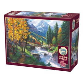 Cobble Hill 2000 Piece Puzzle - Rocky Mountain High - Sample Poster Included