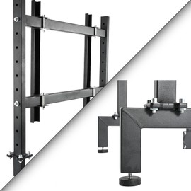 Anman Racing Pro Visualizer Display Stand Fit for Round Tube Racing Simulator Cockpit ,Supports 24 to 55 Inch Screen Driving Monitor Mount Bracket, Adjustable Stable Sim Race Monitor Stand