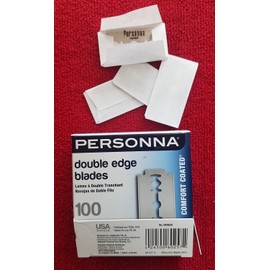Personna Double Edge Razor Blades in White Wrapper 100 count