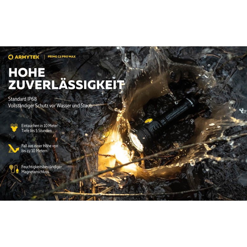 Armytek EDC Prime C2 Pro Max Torch Warm White 3720