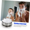 Mikinona 1pc Shaving Bowl Lid Sturdy Soap Foaming Bowl for
