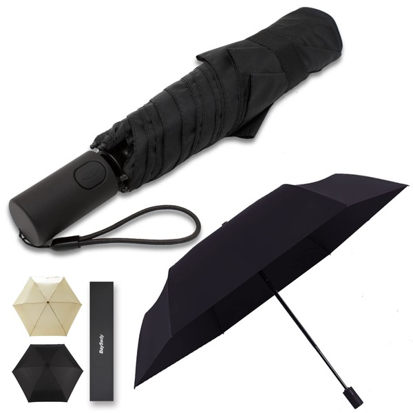 Lightweight Compact One-Touch Automatic Open and Close Folding Umbrella, Men's: