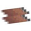 ZOFAX Nat621Amb HB Pencils Pack Hexagonal Graphite Pencils, Pack of