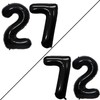 GOER Number 27 Balloons for 27th Birthday Party Decorations,42 Inch