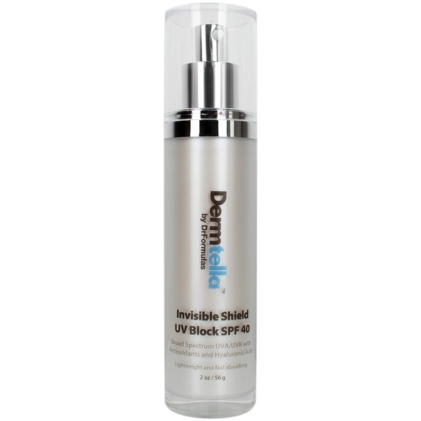 DrFormulas Invisible Sunscreen Moisturizer Face for Sensitive Skin with Hyaluronic