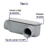 Volteck COLET-1-LL, Condulet, conexión tipo LL