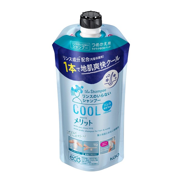 Benefits No Rinse Shampoo, Cool Type, Refill, 11.8 fl oz (340 ml)