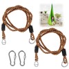 Set of 2 Swing Ropes, Adjustable Swing Extension Rope, 1.8