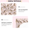 Cheetah Leopard Crib Sheets Stretchy Portable Sheets for Baby Toddler