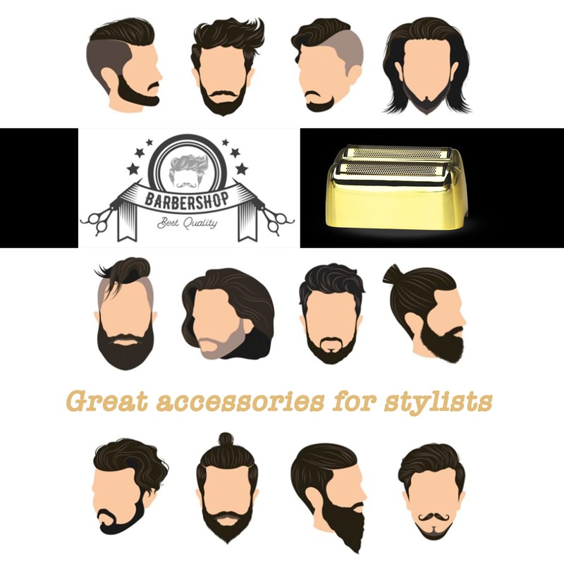 OXSITO 1Pack Golden Pro Replacement Foil and Cutters for Babylis
