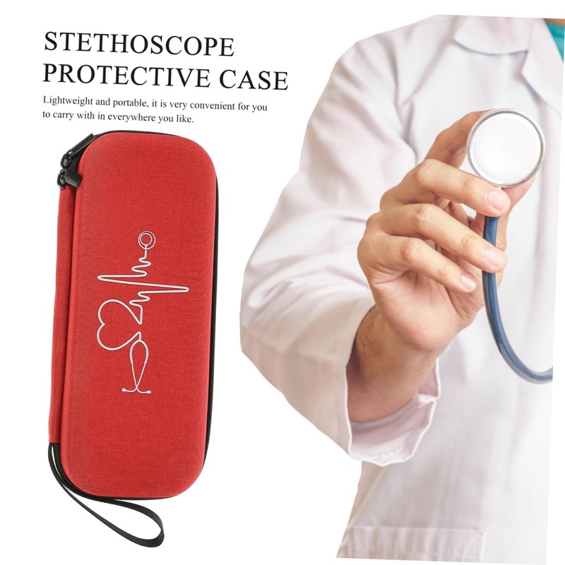 Ipetboom 1pc Portable Stethoscope Case Shockproof Storage Pouch for Litш