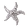 OBONNIE Broche de perlas de estrella de mar de cristal