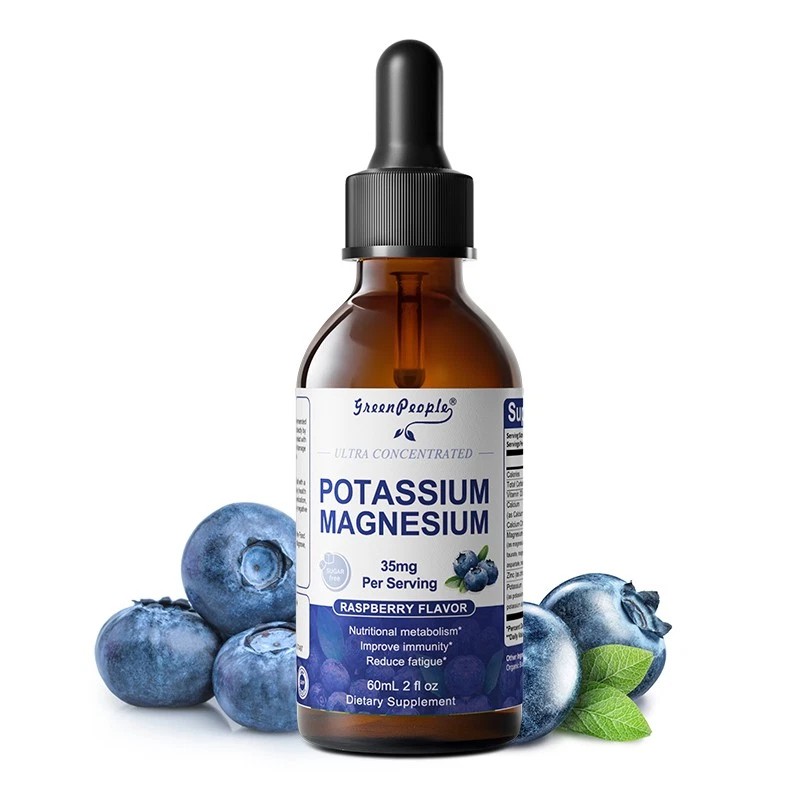 GreenPeople Potassium Magnesium Liquid Drops+ Calcium Zinc for Immune Support