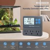 DIGITEN Reptile Temperature and Humidity Controller with Timer, Day-Night Function