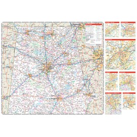 Rand McNally Easy to Read: Alabama State Map