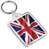 Union Jack Flag Keyring - IP02 - UK Great Britain