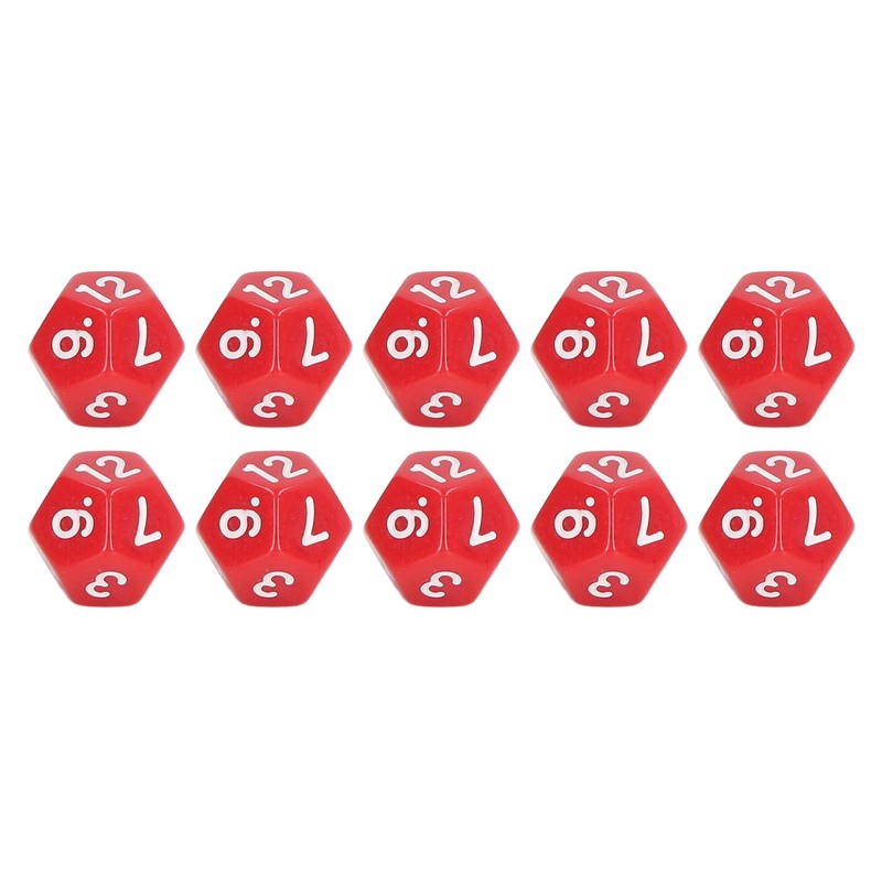 40Pcs 12 Sided Dice Set Polyhedral Dice for Family Party