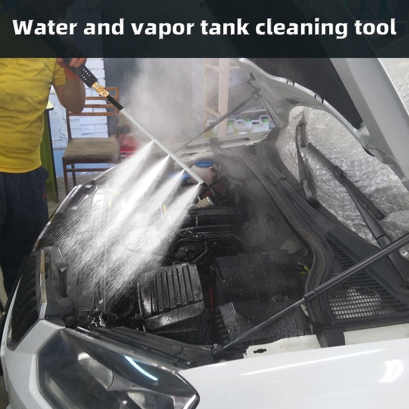 Foinwer 24''Portable Radiator Cleaning Wand,Pressure Washer & Pressure Air Pump