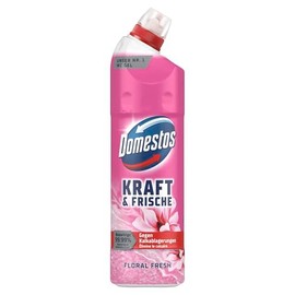 Domestos Kraft & Frische WC Gel Floral Fresh Reinigungsmittel mit frischem Blumen-Duft f√ºr hygienische Sauberkeit 750 ml 1 St√ºck