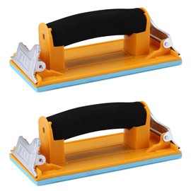 2 PCS Aouker HS85180 Hand Sander with Sponge Handle, Perfect for 9 x 3.6 inch Sandpaper