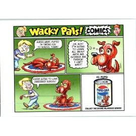 2024 WACKY PACKAGES ANS CHASE - WACKY PALS COMICS CARD #3 PUPSI COLA SCARCE