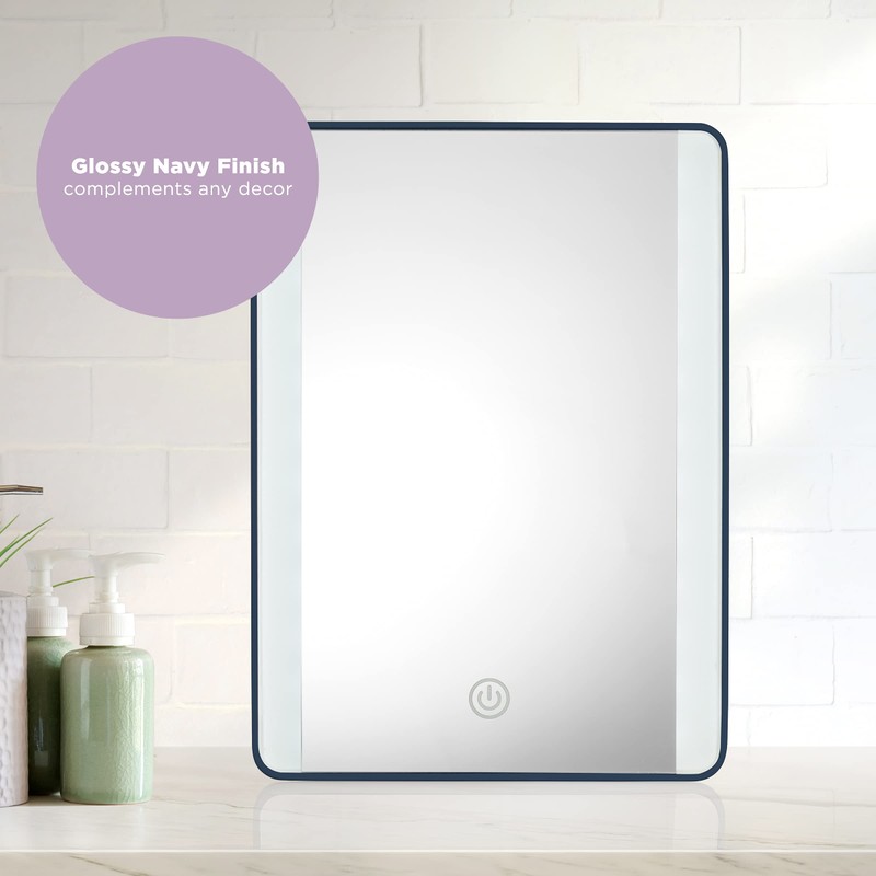 Conair Lighted Makeup Mirror, LED Vanity Mirror with Adjustable Base,