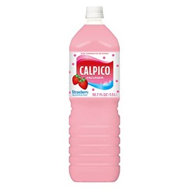 Calpico Soft Drink, Strawberry, 50.7 FZ (Pack of 1)